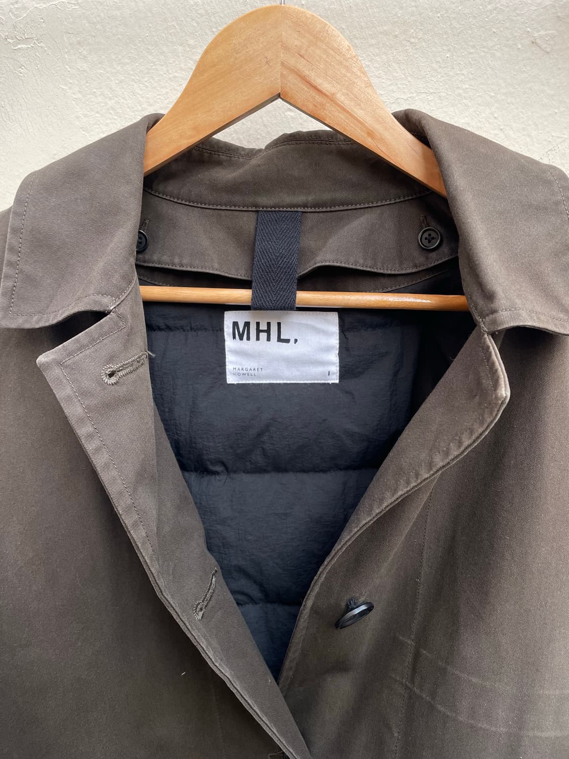 MHL, 퀼팅 라이너 브라운 코트 1 상품이미지3