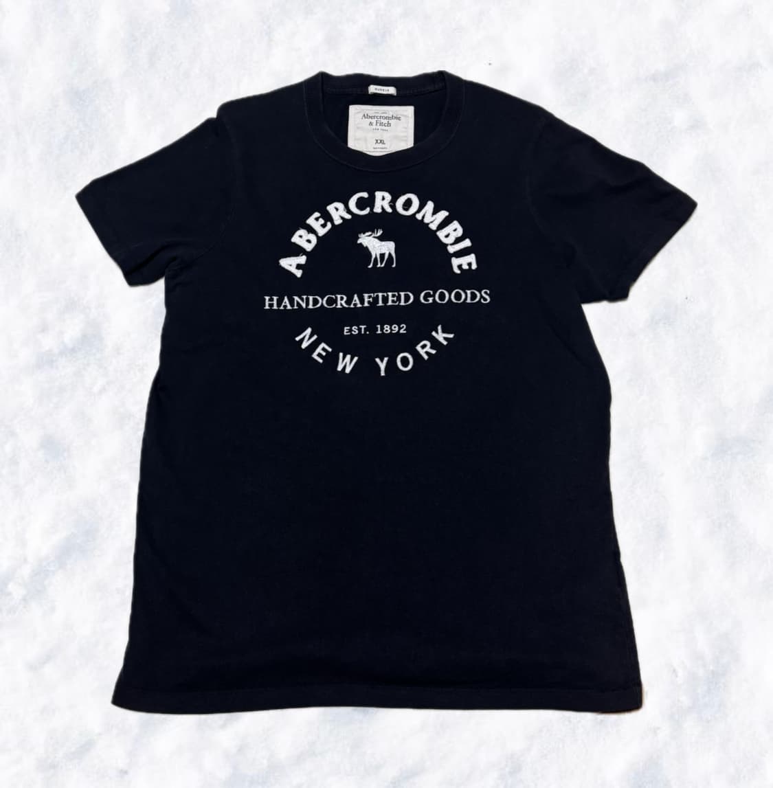 아베크롬비 네이비 순록 반팔 상품이미지1