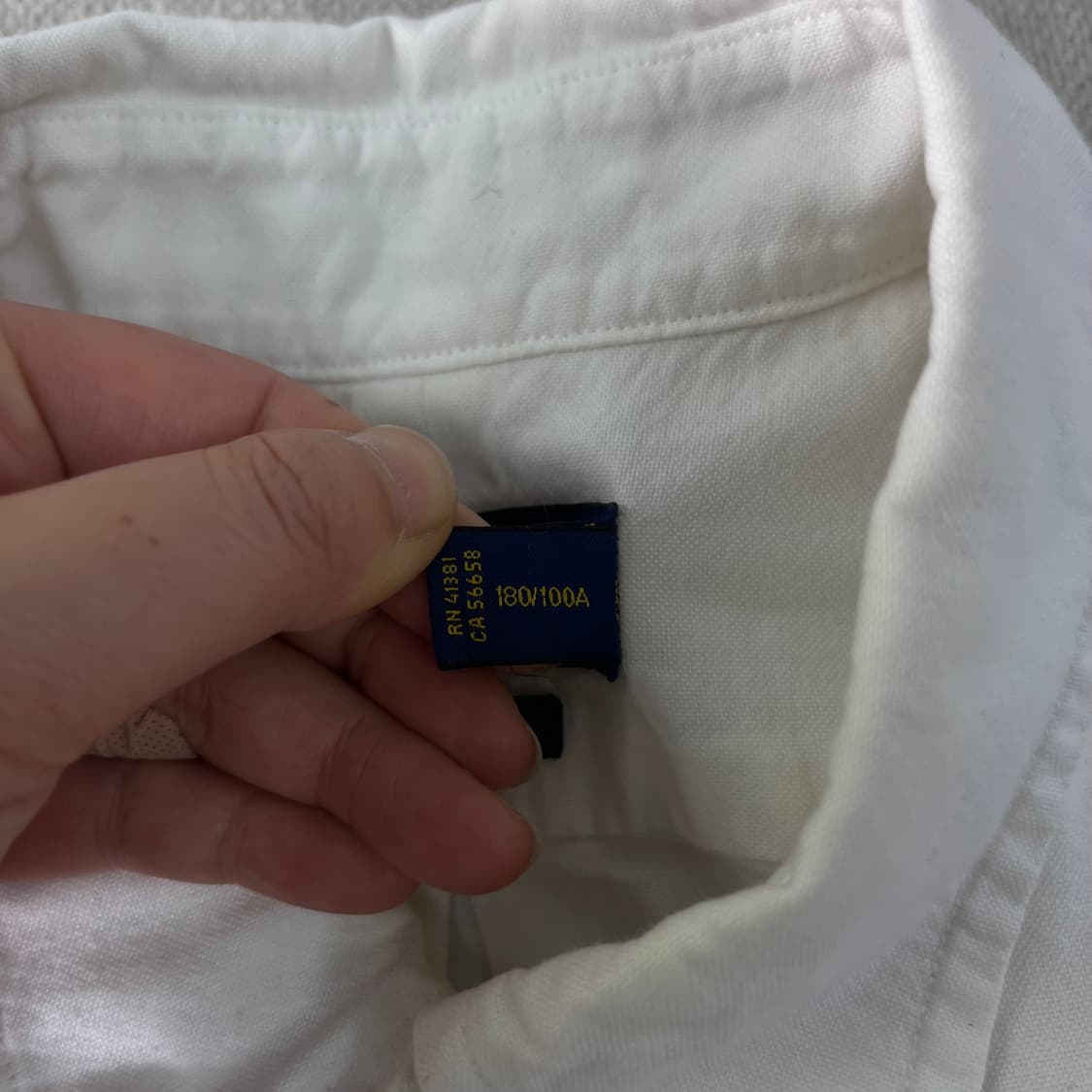 105 폴로랄프로렌 클래식핏 코튼 화이트 셔츠 상품이미지5