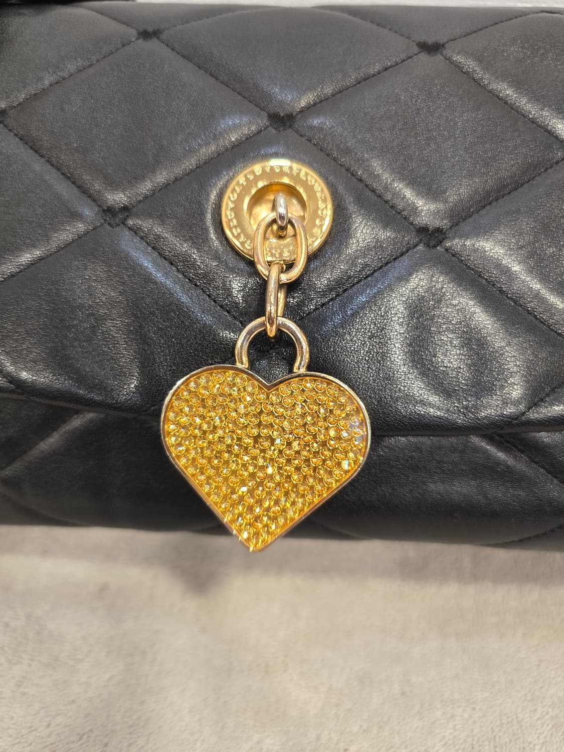 러브캣 블랙 퀼팅 체인 숄더백 가방 상품이미지8