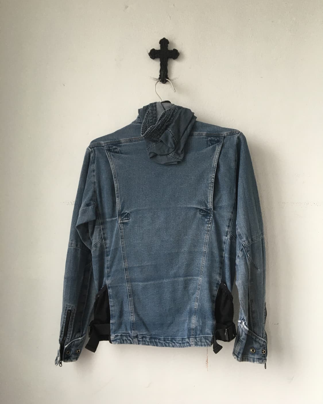High neck denim jacket 상품이미지3