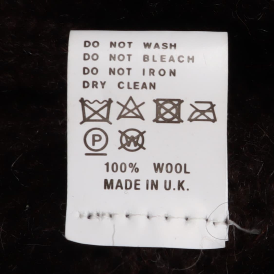 Inverallan 인버알란 브라운 핸드니트 울 가디건 상품이미지10