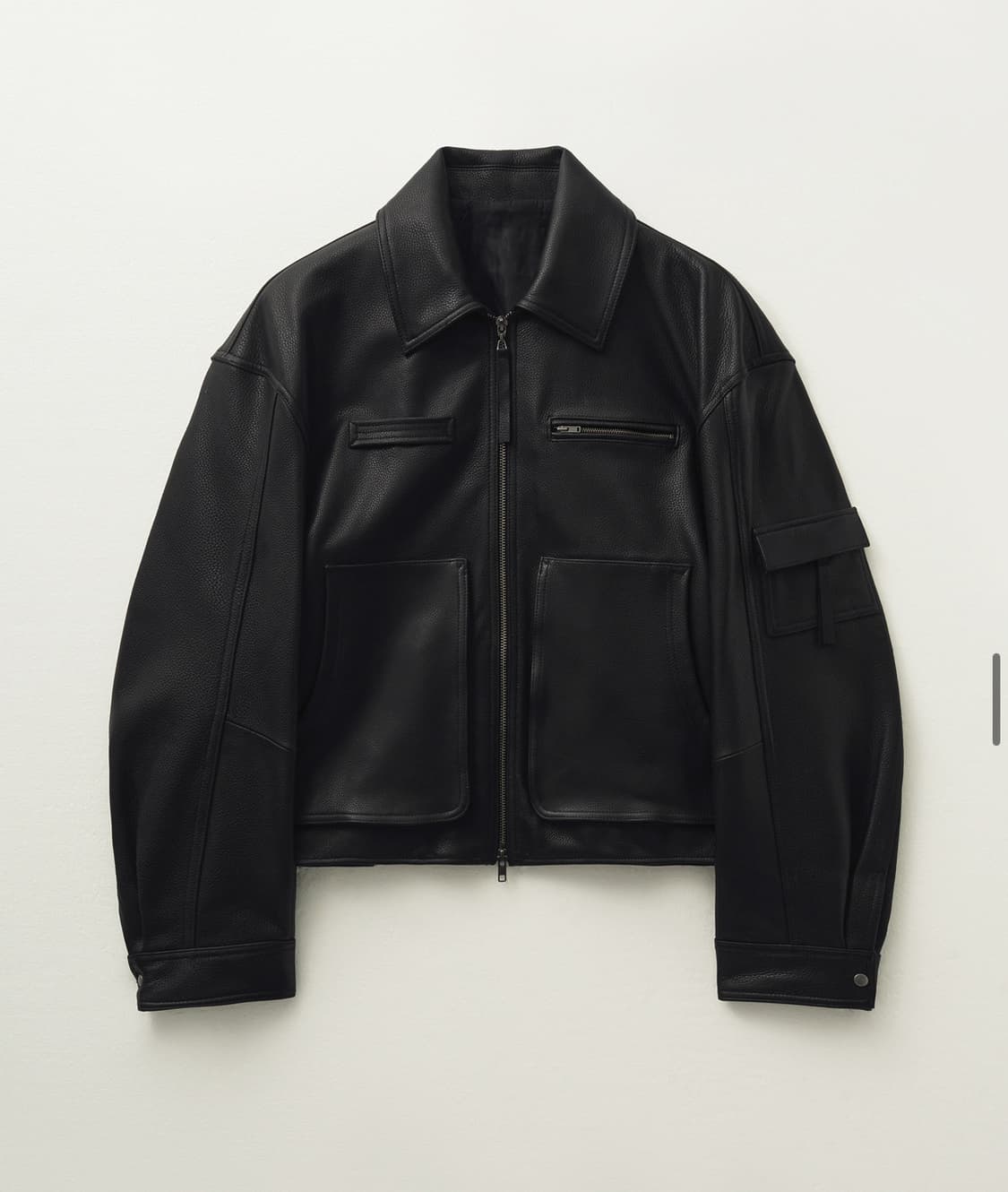 [48] 48 / 엘무드 블레이즈 카우하이드 레더 자켓 번트브라운 새제품 상품이미지2