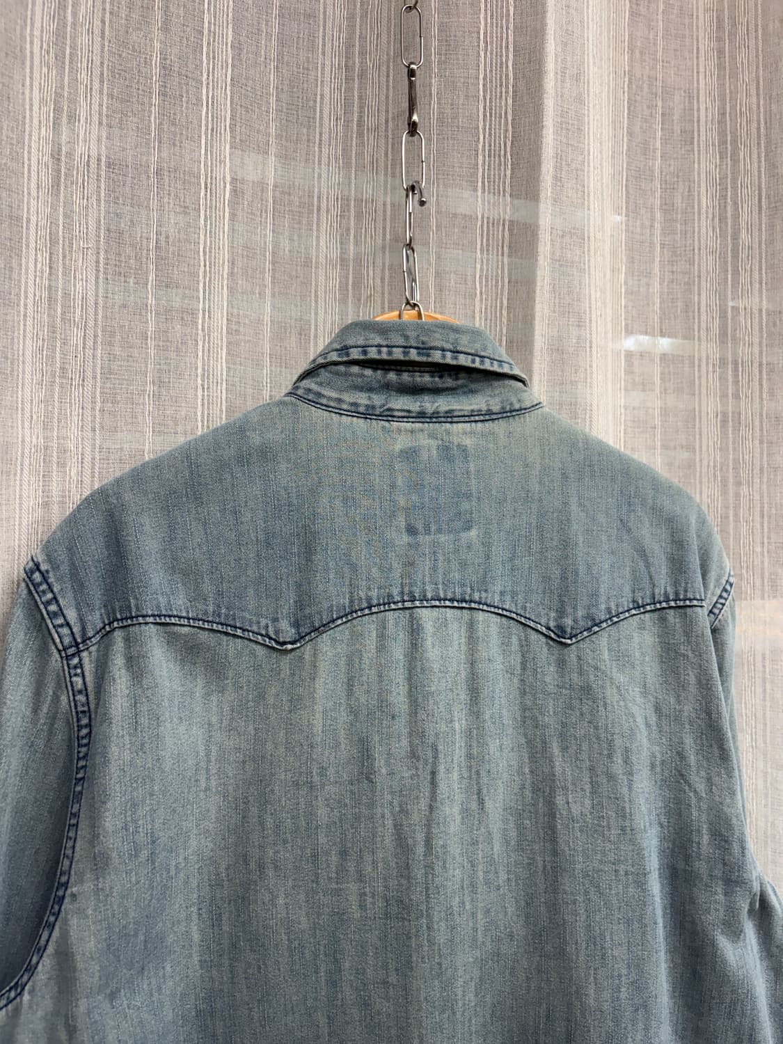 Levis 리바이스 빈티지 웨스턴 중청 데님 셔츠 상품이미지5