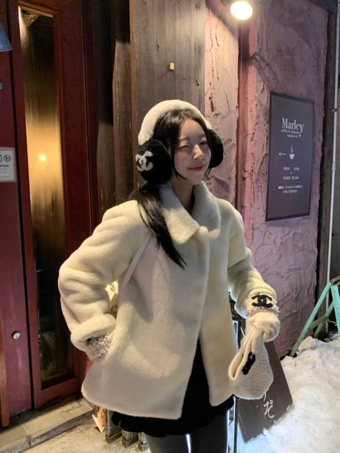 시예 리아 무스탕 (무스탕 모자 무료증정) 상품이미지7