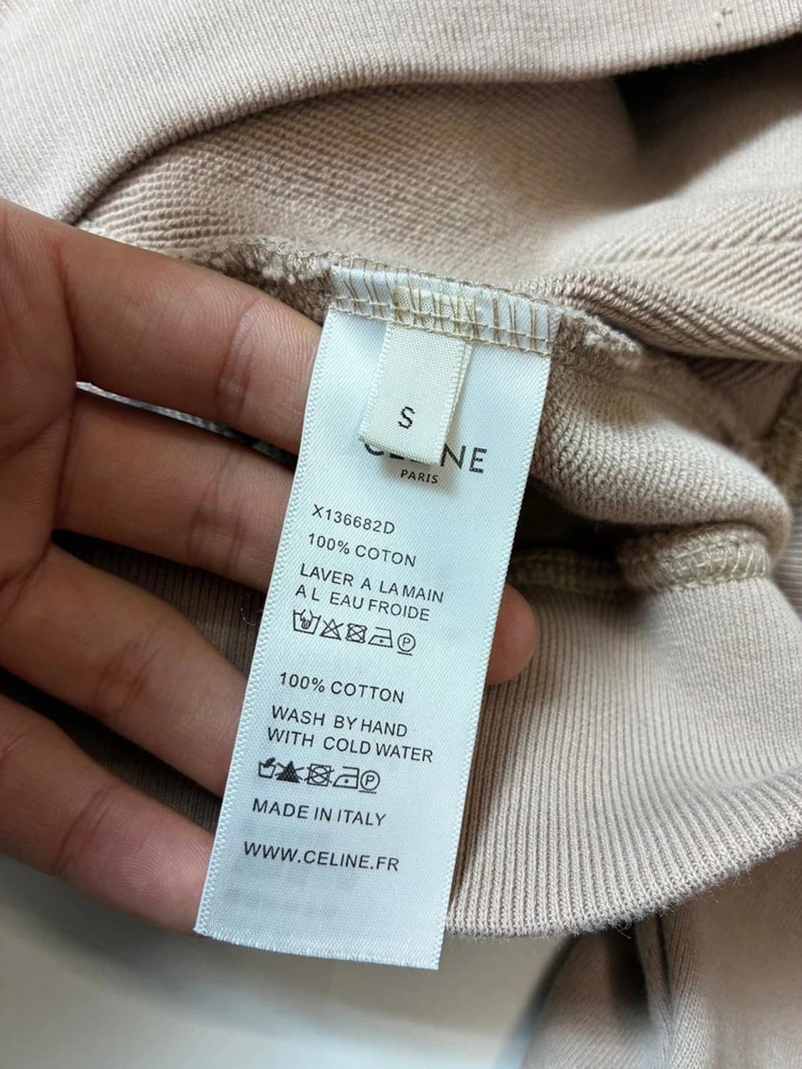 셀린느 볼륨 로고 스펠아웃 오버핏 후드티 PN8455 상품이미지7