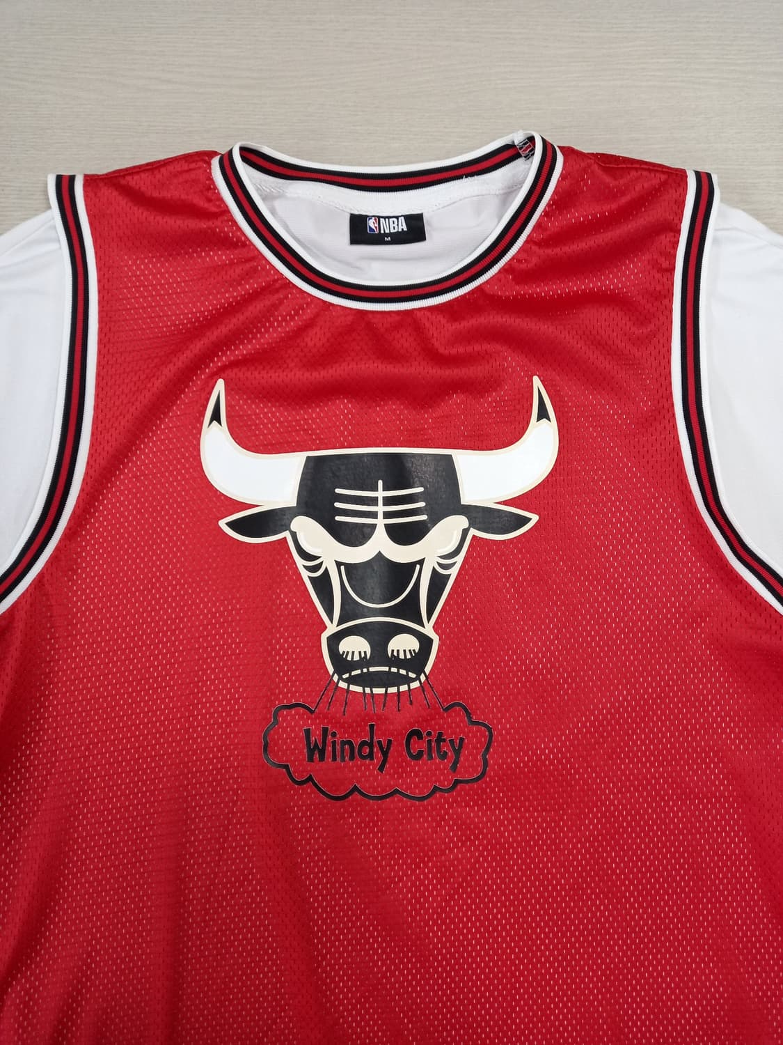 M95-L100 NBA BULLS 냉감스판 반팔티셔츠 L-639 상품이미지3