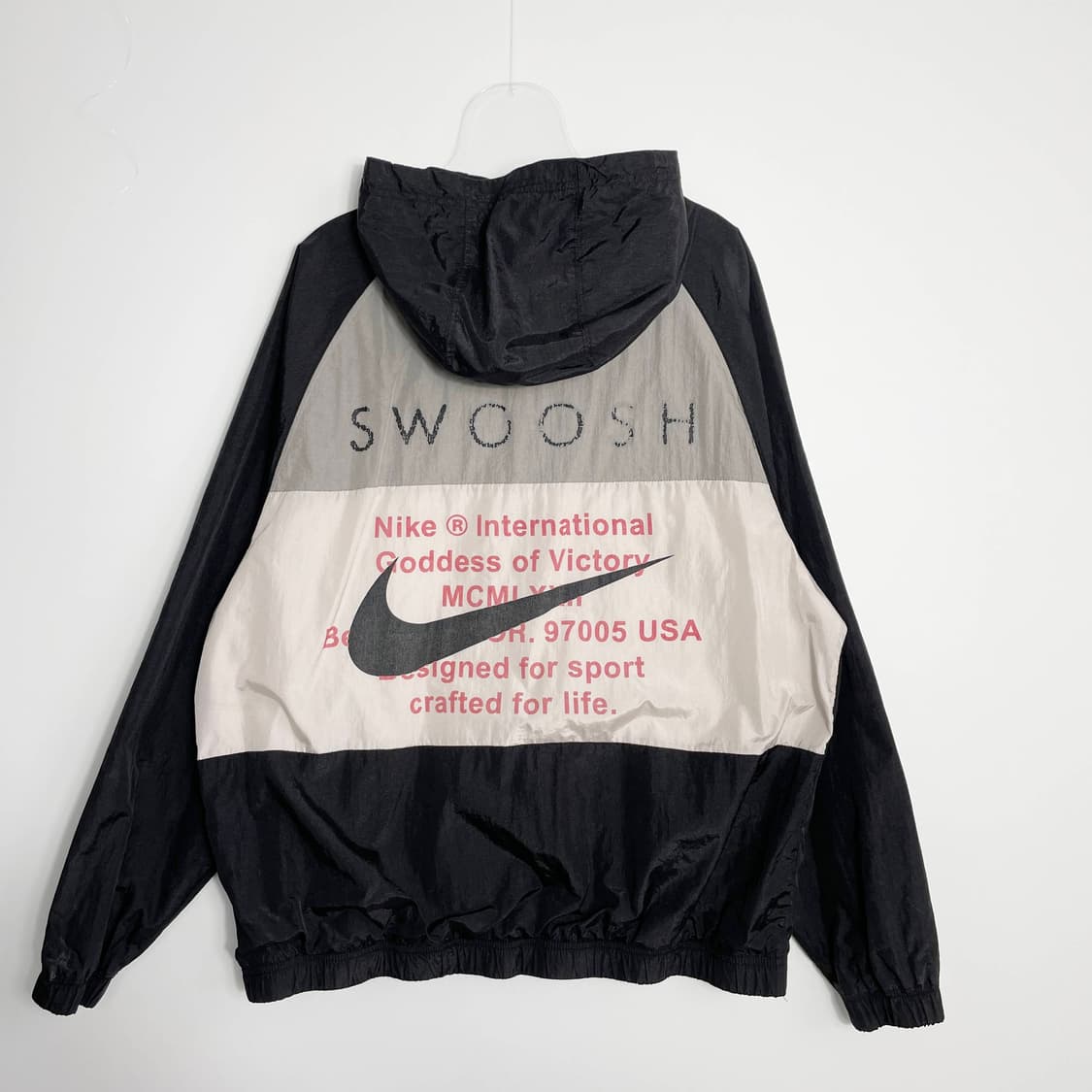 A1 나이키 더블 스우시 윈드브레이커 재킷 110사이즈 상품이미지3