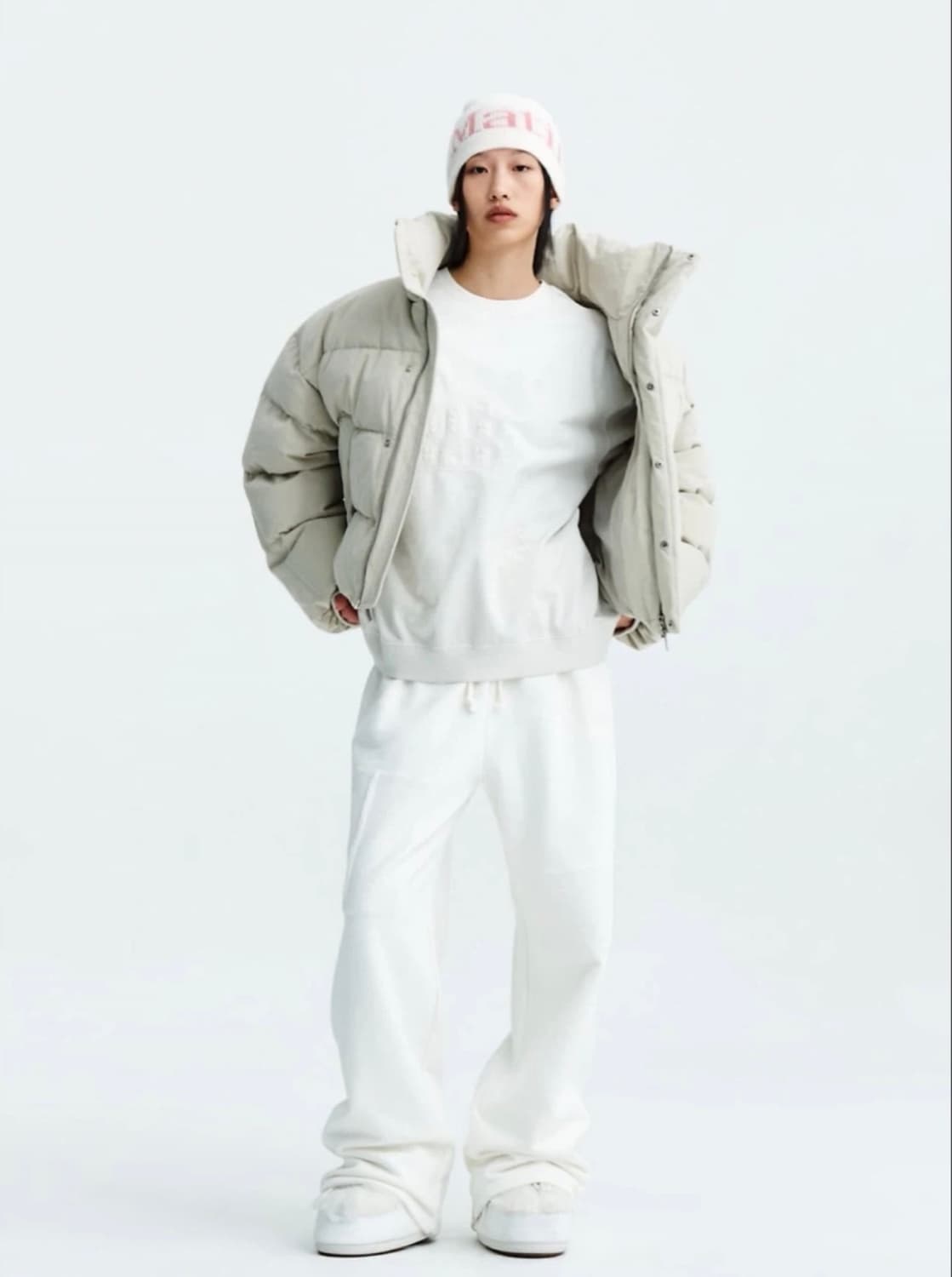 마뗑킴 숏패딩 M사이즈 (새상품)옷걸이/쇼핑백 포함 상품이미지1