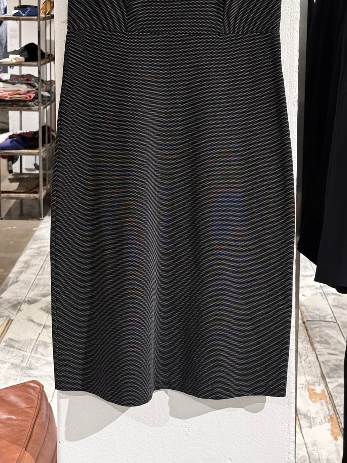 아네스베 블랙 도트 슬리브리스 원피스 상품이미지3