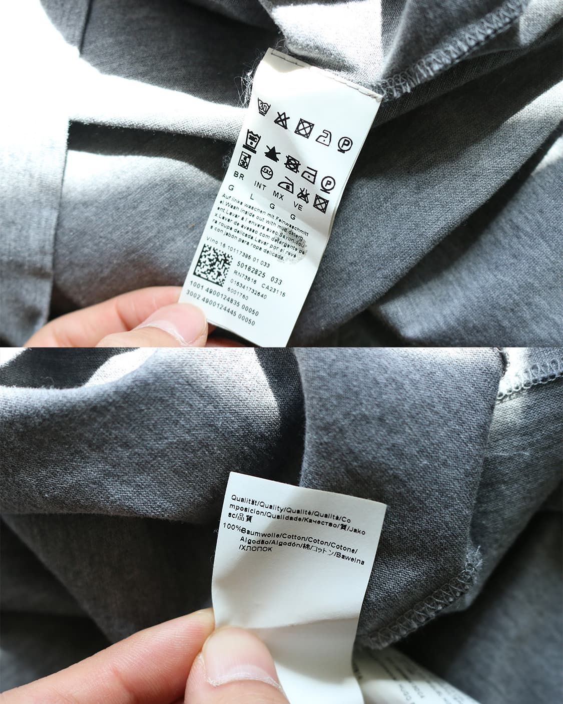 휴고보스 그레이 롱슬리브 탑  상품이미지8