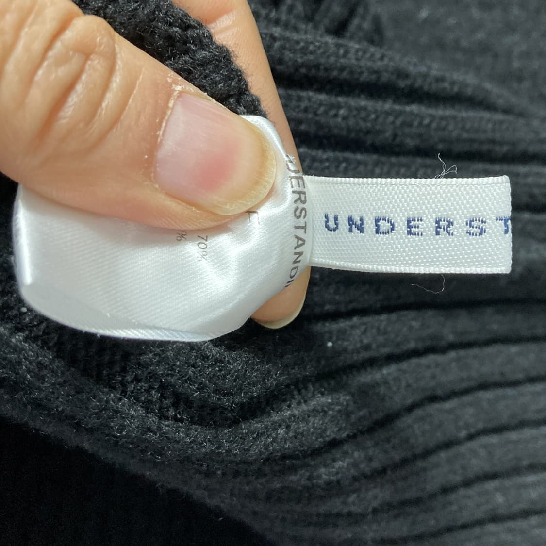 UNDERSTANDING 여성목폴라니트조끼 F 상품이미지4