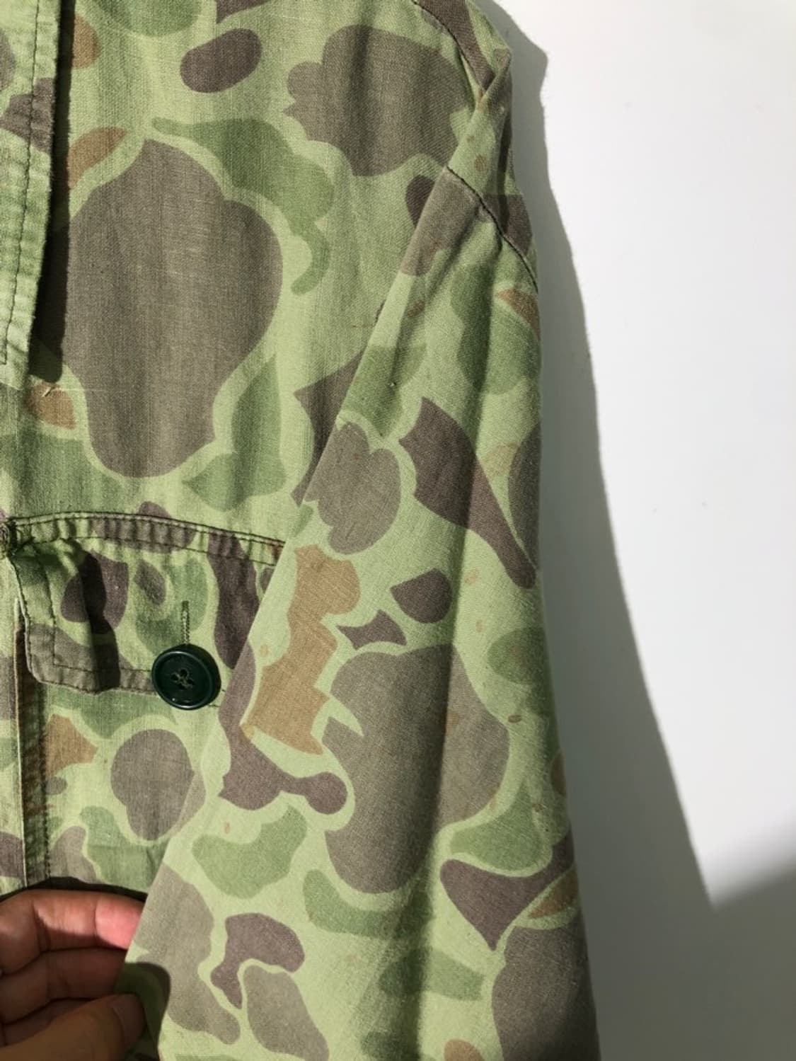 70s caliber 카모플라쥬 디스트로이드 워크 자켓 상품이미지4