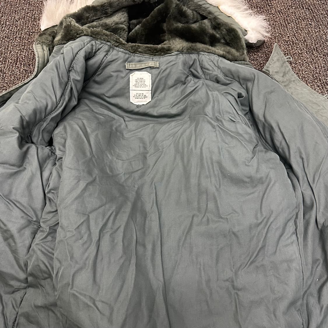 미군 밀리터리 오리지널 n3b 야상 점퍼 M 상품이미지8