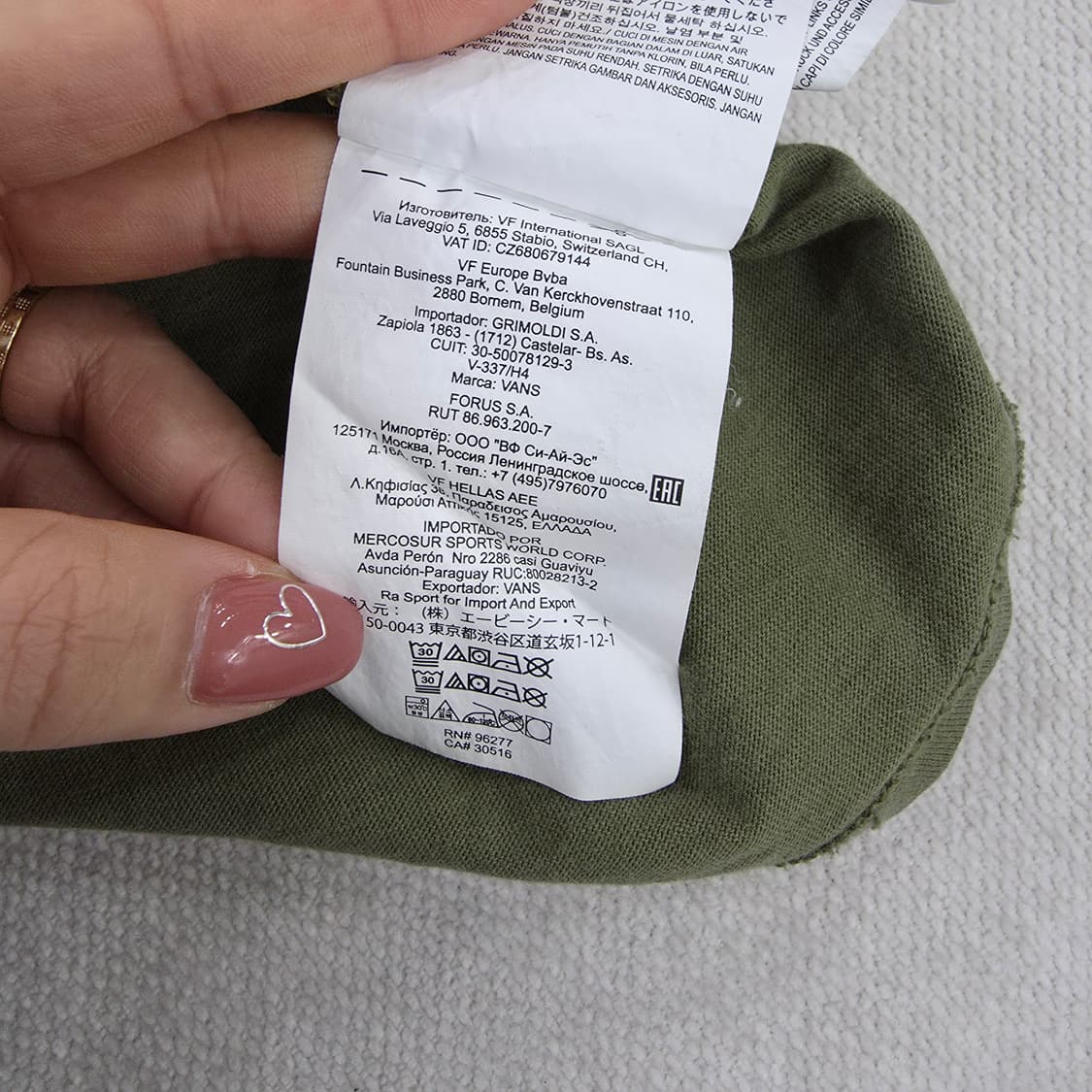 [L] 반스 리버티 오버핏 꽃 프린팅 긴팔티 1230J 상품이미지6