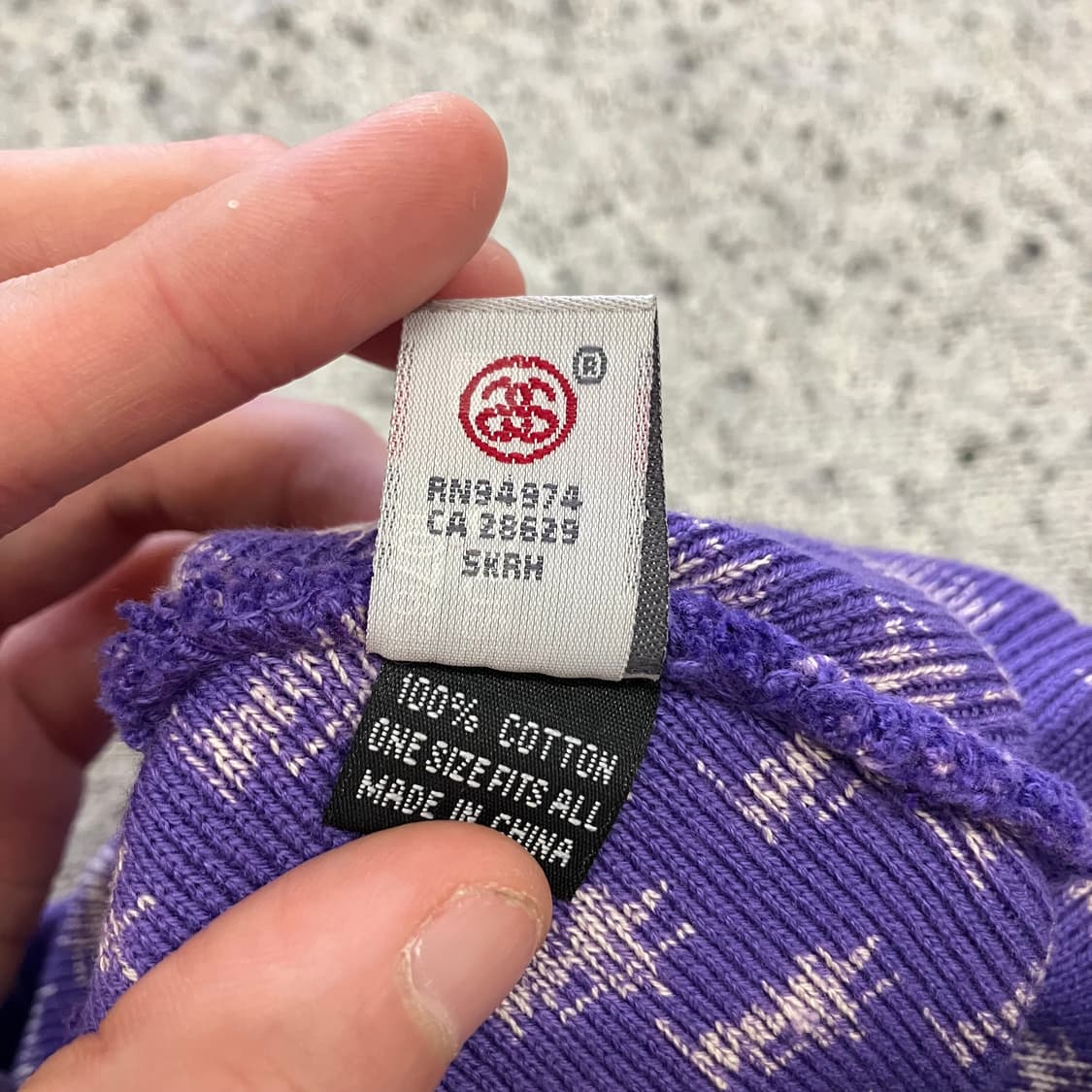 N40 old stussy 올드 스투시 멀티 로고 비니 상품이미지3