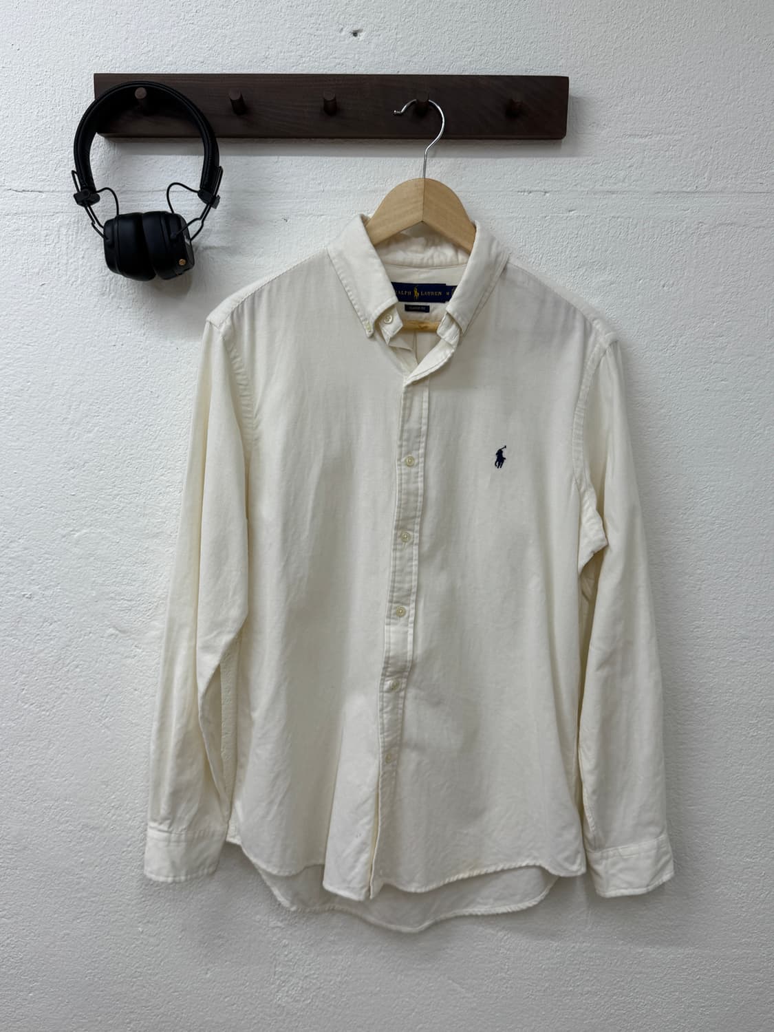 폴로 화이트 코듀로이 셔츠(T20) 상품이미지1