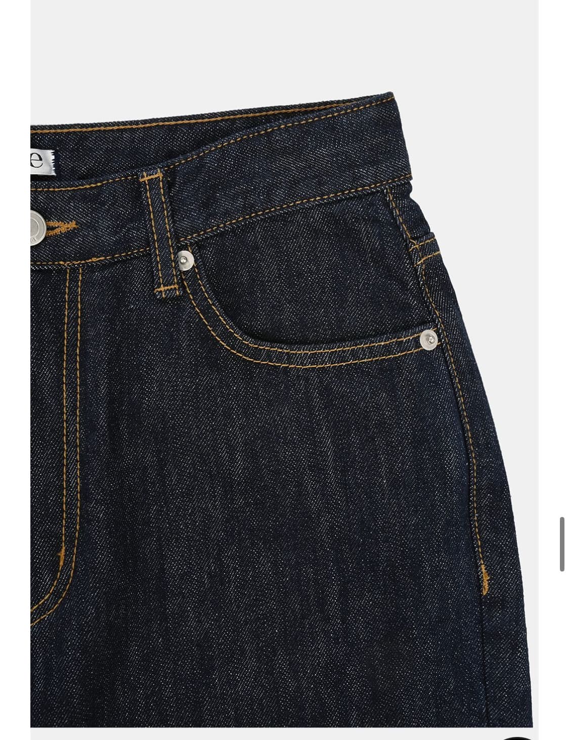 Evesage 와이드 데님 상품이미지3