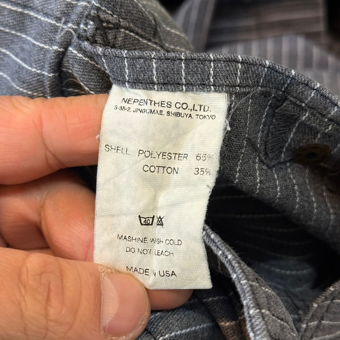 엔지니어드 가먼츠 히코리 카펜터 워크 팬츠 32 33 상품이미지10