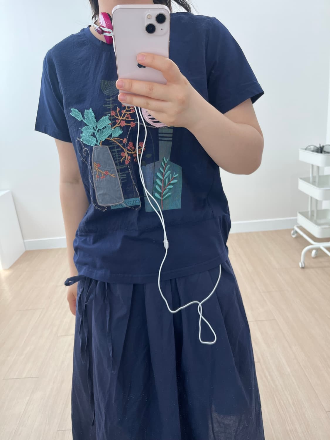 네이비 레이어드 코디(코르티스깔 바지)  상품이미지3