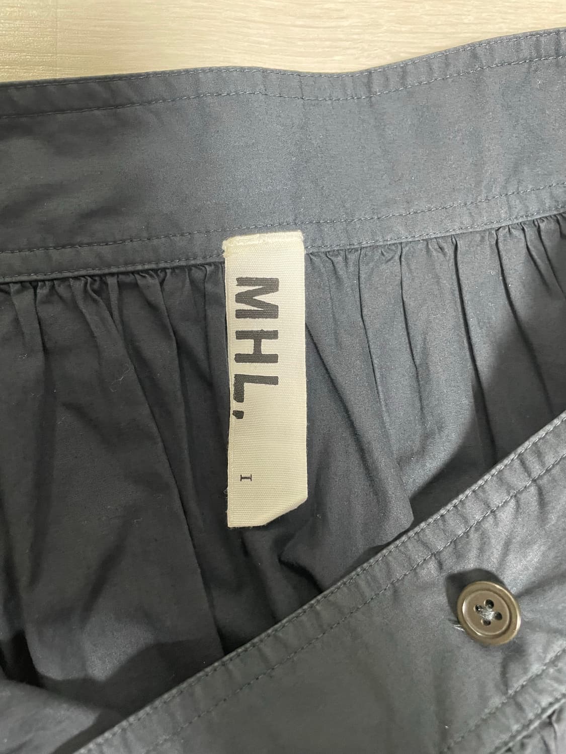 MHL by 마가렛호웰 투포켓 스커트 1사이즈 블랙 상품이미지4