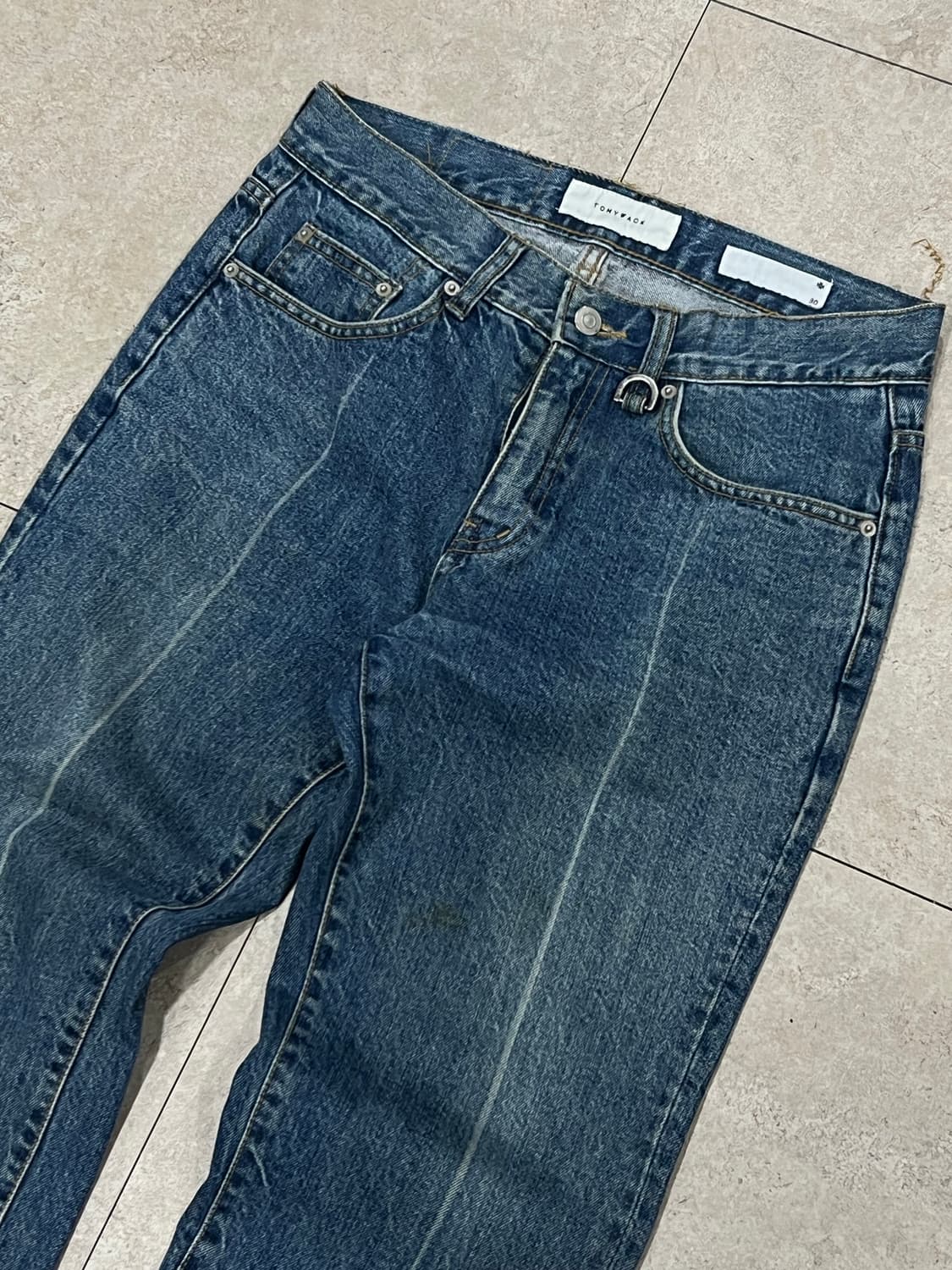 토니웩 머스크 슬림핏 커팅 진 상품이미지3