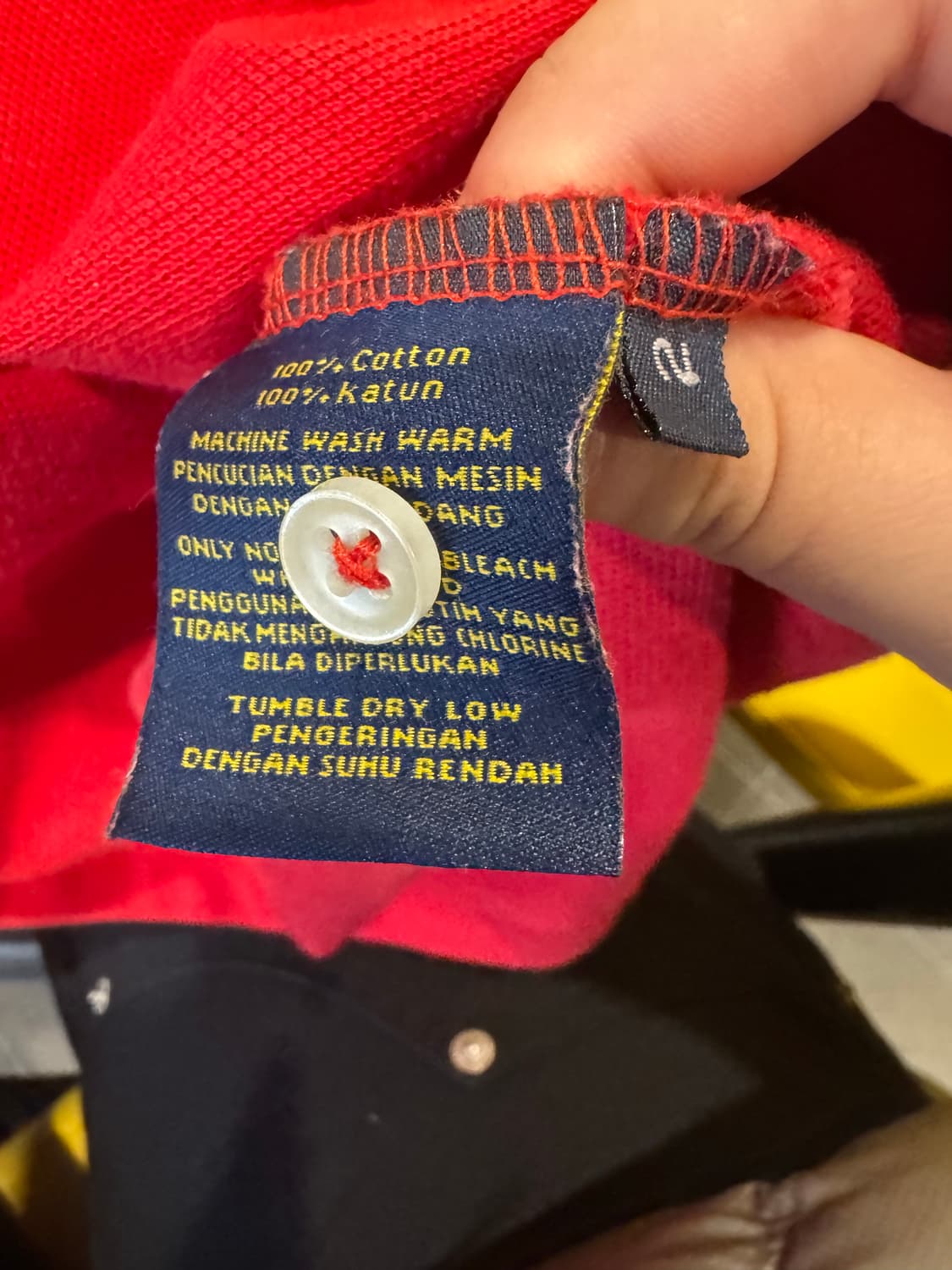 폴로 빅포니 카라 반팔 레드 상품이미지4