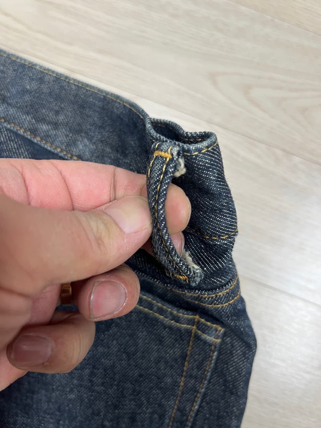 아워레가시 데님팬츠 - 퍼스트 컷 로우 블루 (31/32) 상품이미지5