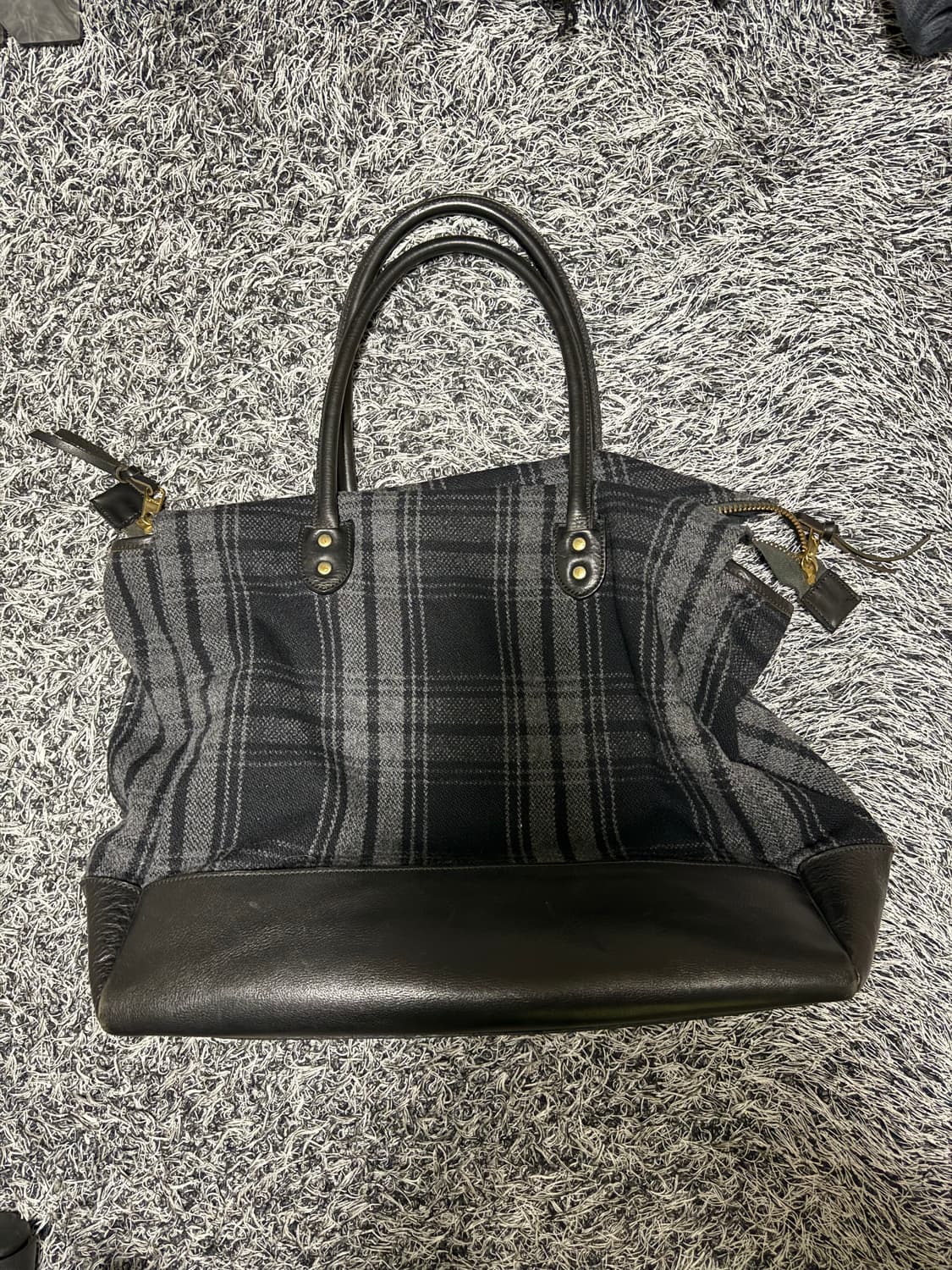 히스테릭 글래머 체크 토트백입니다(유일매물) 상품이미지2