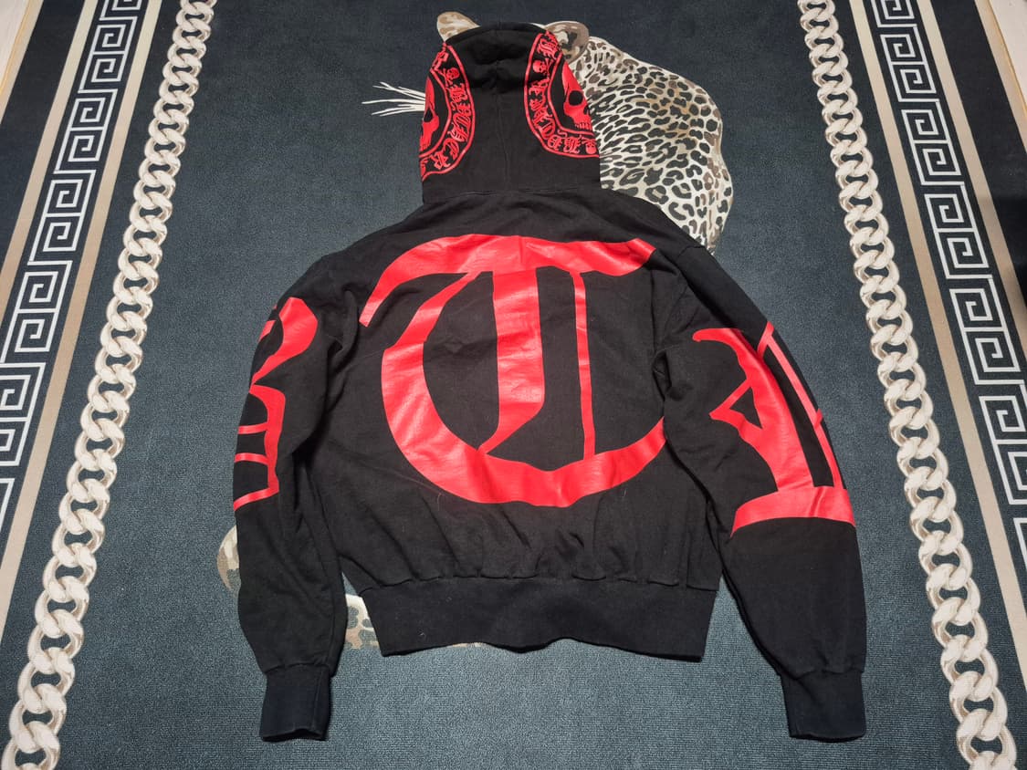 바이더알 풀 집 스컬 프린팅 후드집업 F 상품이미지5