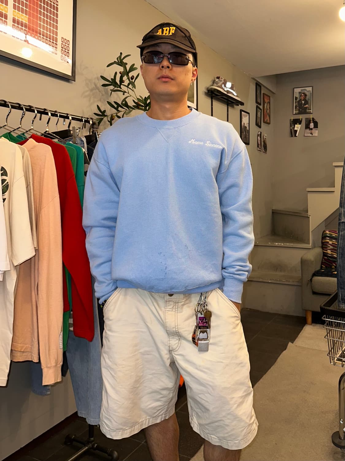 90‘s Russell Athletic letter sweatshirt  상품이미지2
