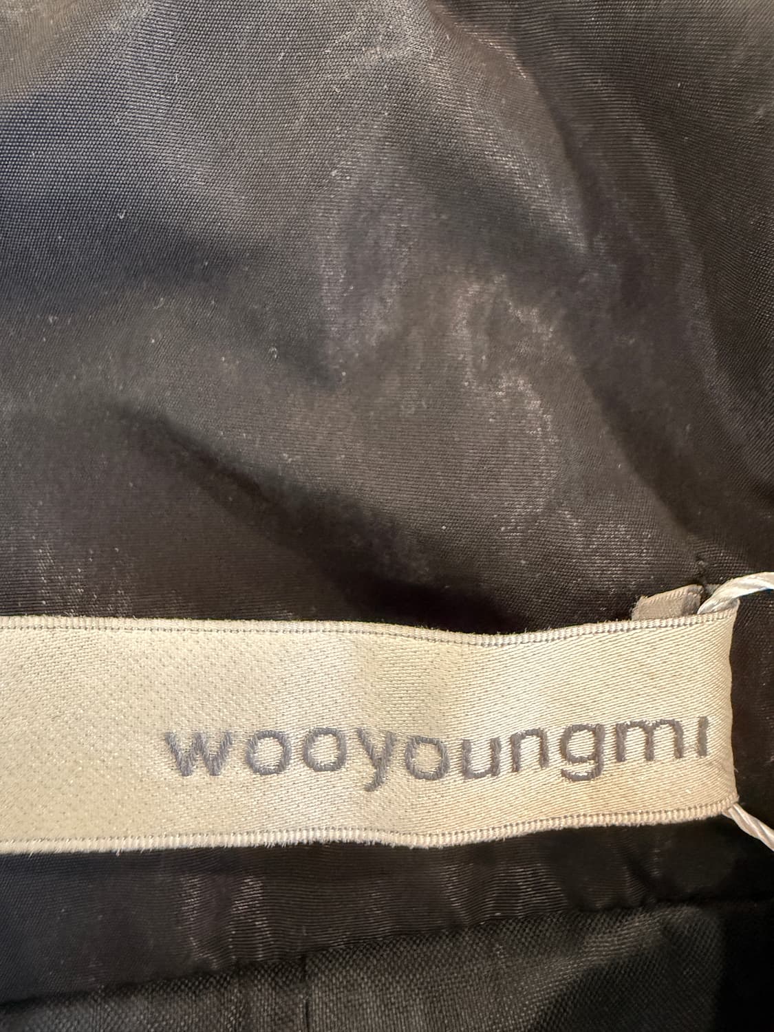 우영미 하이넥 집업 나일론 자켓 상품이미지5