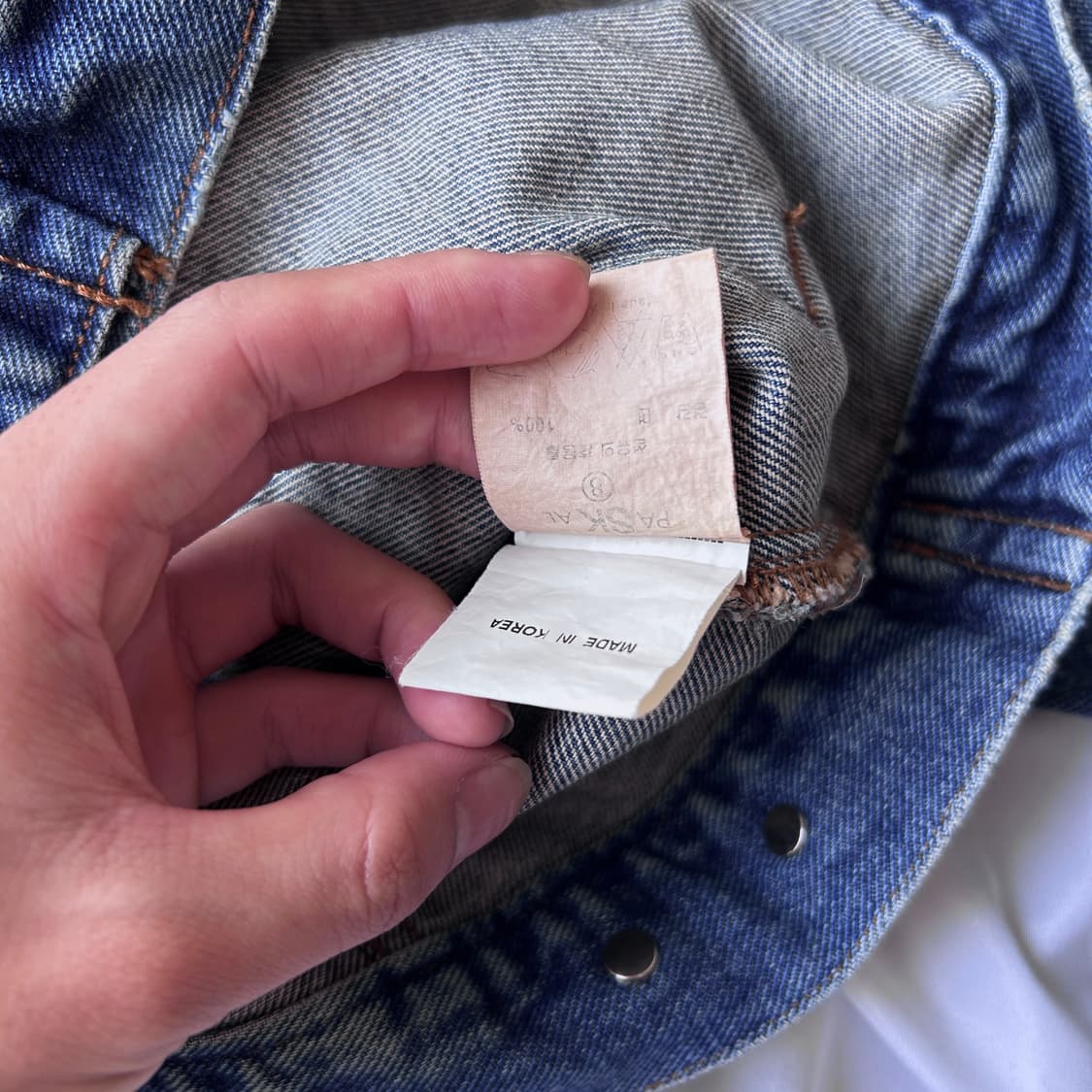 빈티지 중청 데님자켓 상품이미지9