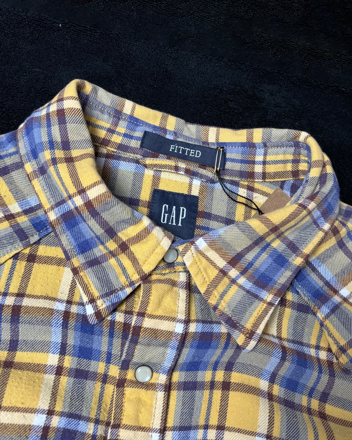 일본빈티지 GAP 클래식 체크 셔츠 상품이미지3