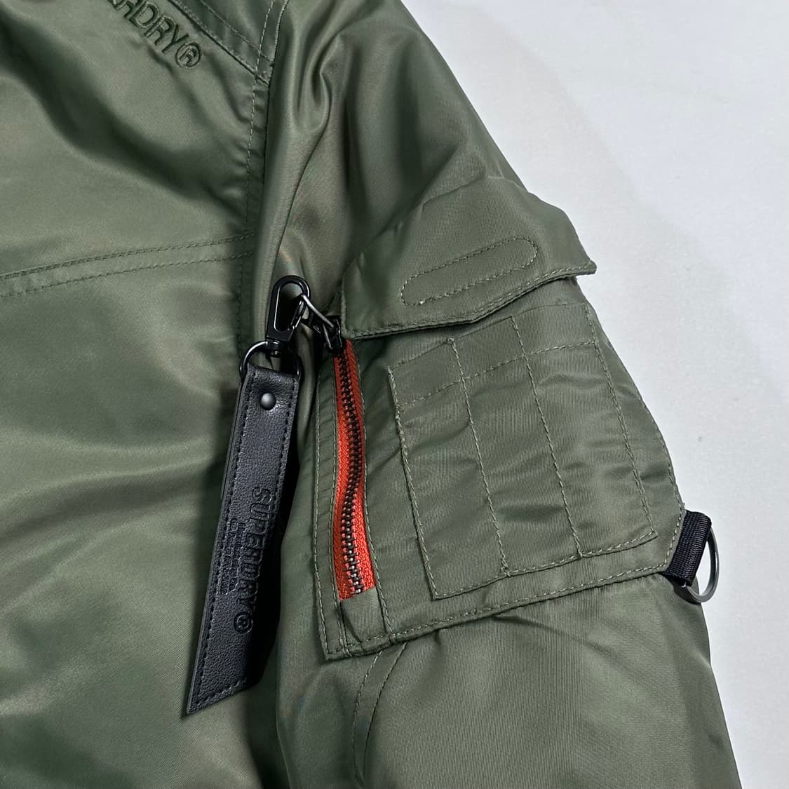 슈퍼드라이 카키 봄버 자켓  상품이미지5