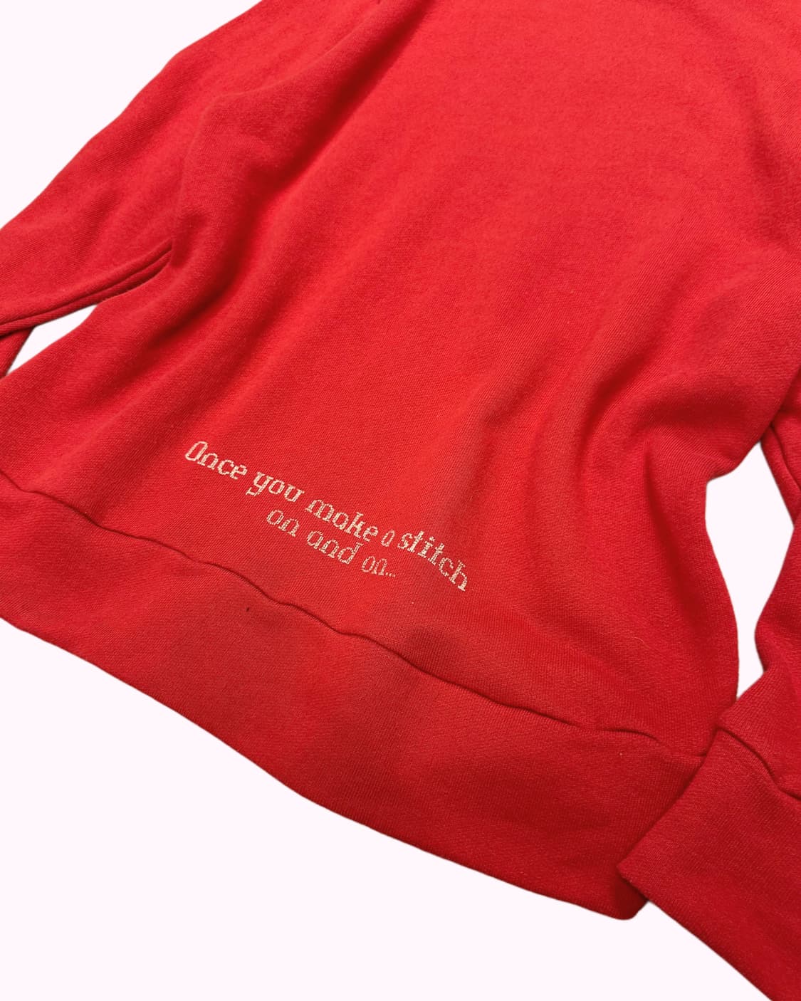 WACHIFIELD stitched cat printign sweat 상품이미지5