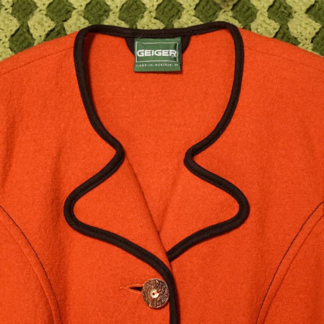 Gieger Austria 빈티지 울 자켓 상품이미지5