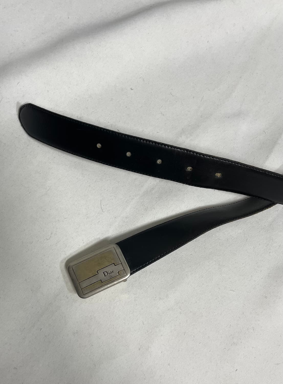 80‘s Dior 리버시블 레더 벨트 상품이미지3