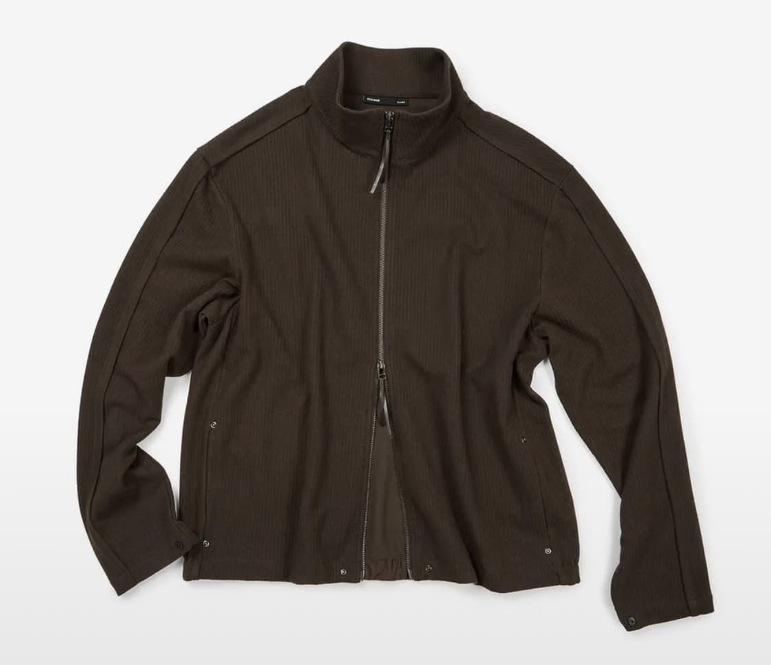 이티씨이ETCE (BASE) FULL KNIT ZIP UP 브라운 라지 상품이미지1