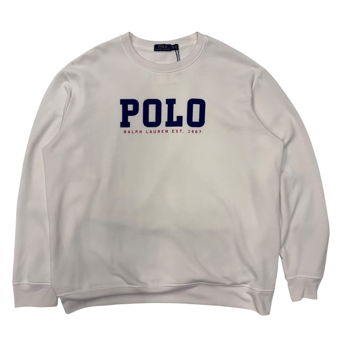 폴로 랄프 로렌 빅 아치 로고 화이트 스웻셔츠 2XL 상품이미지1