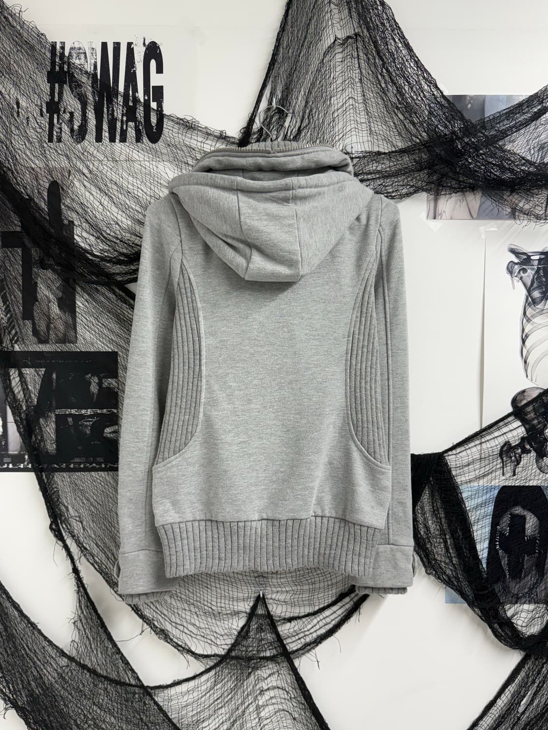 00s pinterest mood double collar hood 상품이미지5