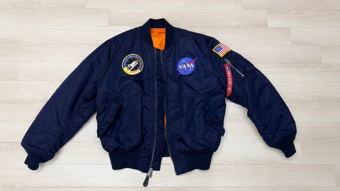 [배송 가능] 알파인더스트리 MA-1 NASA 항공점퍼 상품이미지1
