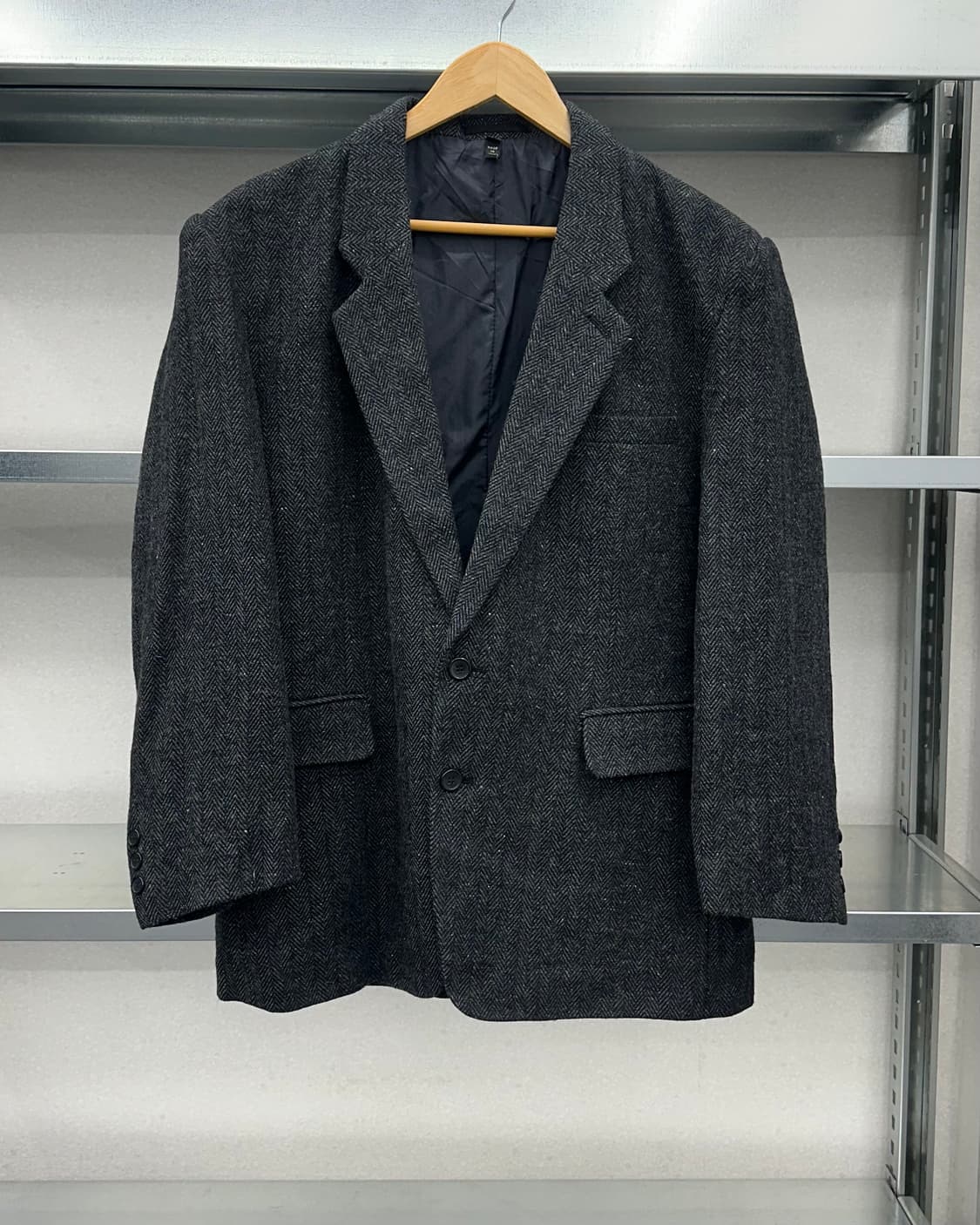 (XL)빈티지 울 블레이져-M1387 상품이미지2