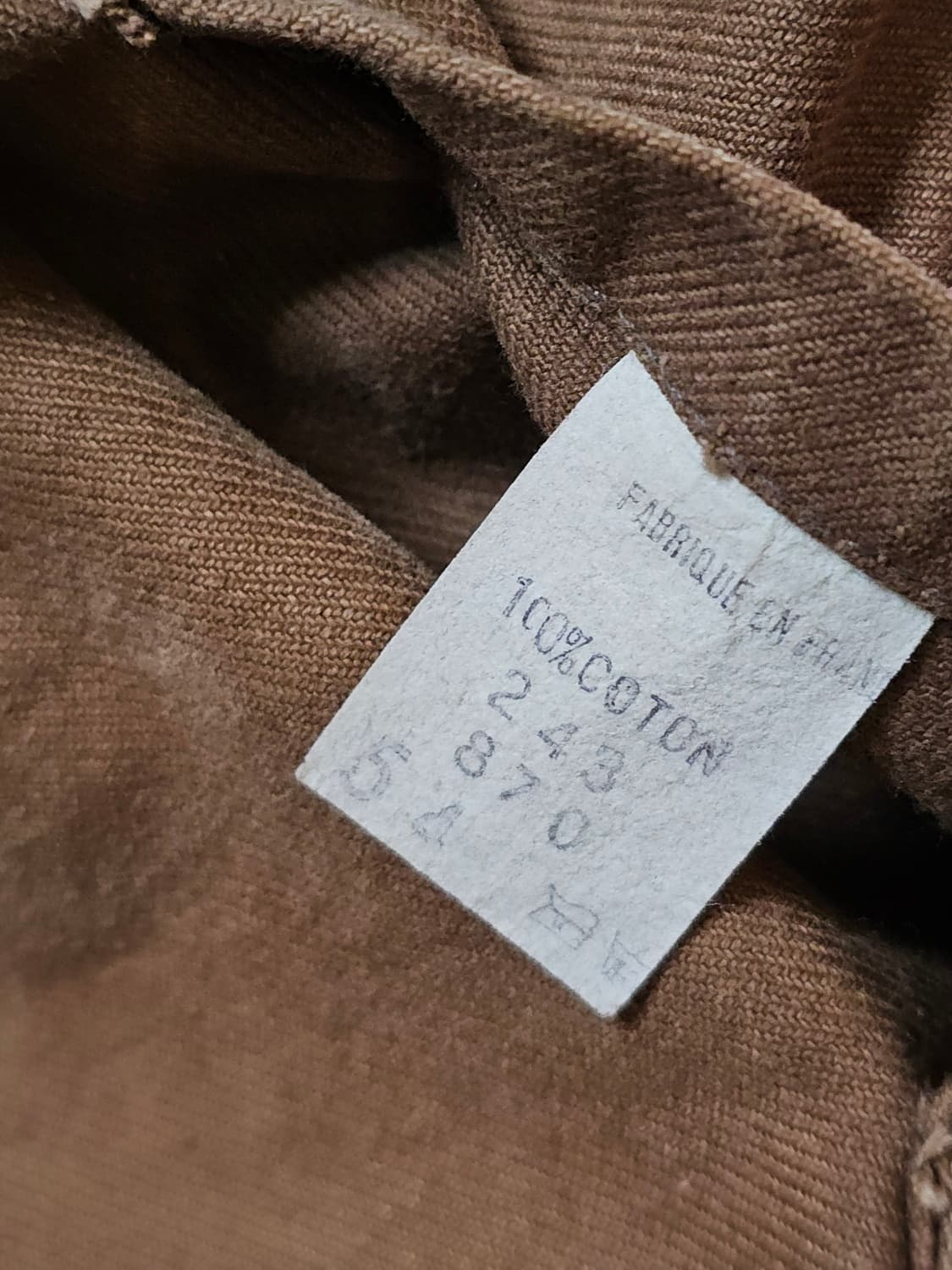 1950's Brown French Work Jacket 상품이미지7