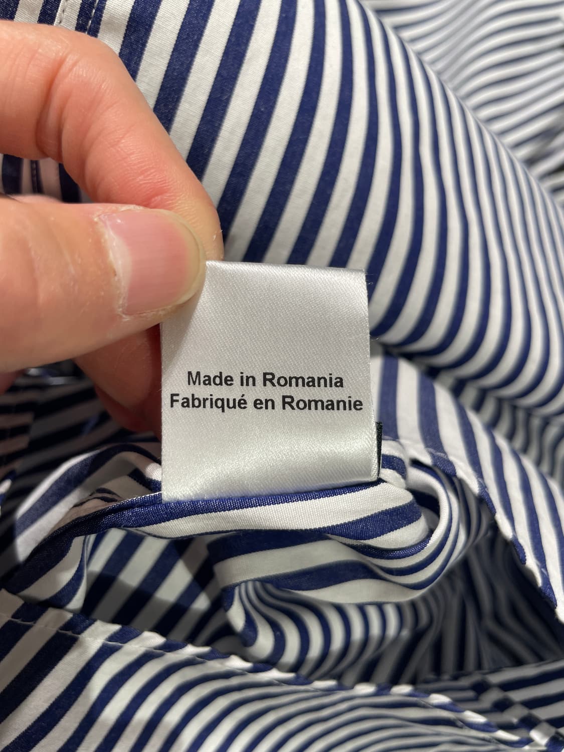 와이 프로젝트 핀치드 로고 스트라이프 코튼 셔츠 상품이미지9