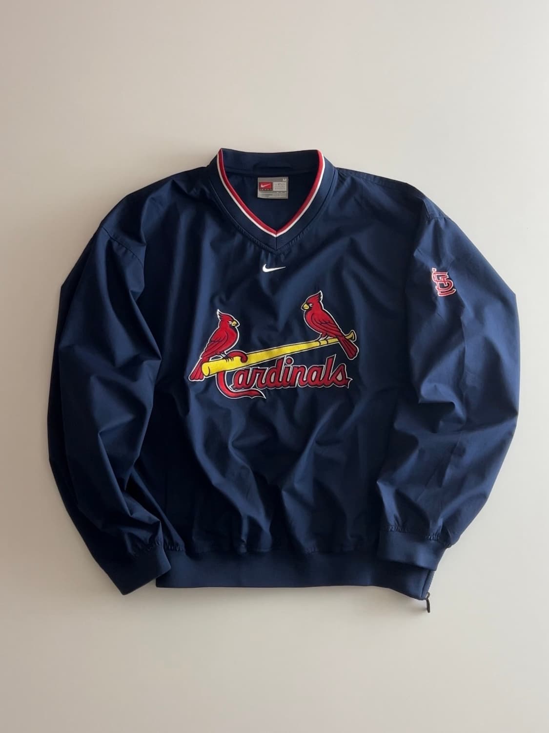 나이키 세인트 루이스 카디널스 네이비 바람막이 웜업 M 상품이미지1