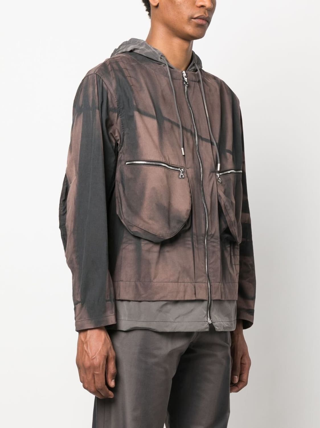  Jiyongkim 레이어드 후드 자켓 M 상품이미지1