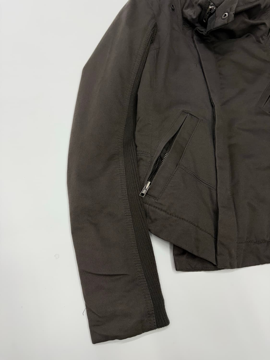 시스템 하이넥 크롭 y2k자켓 상품이미지3