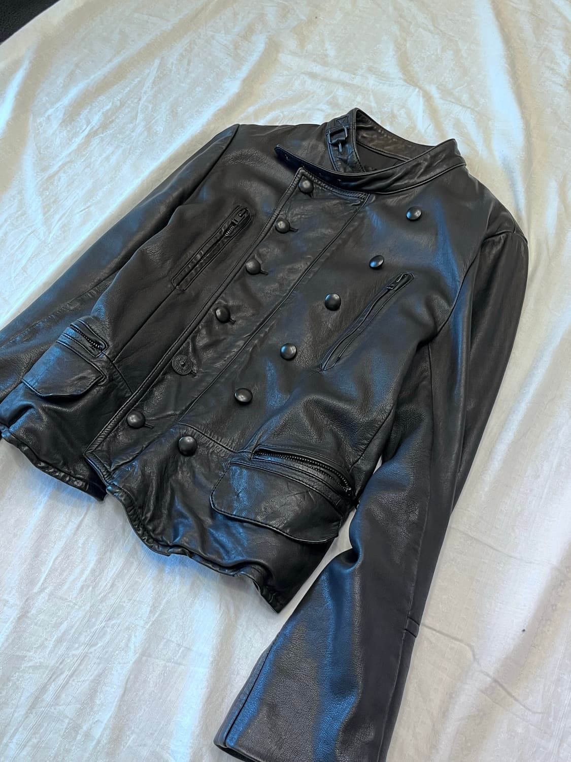 TIME Napoleon Archive Leather Jacket 상품이미지2