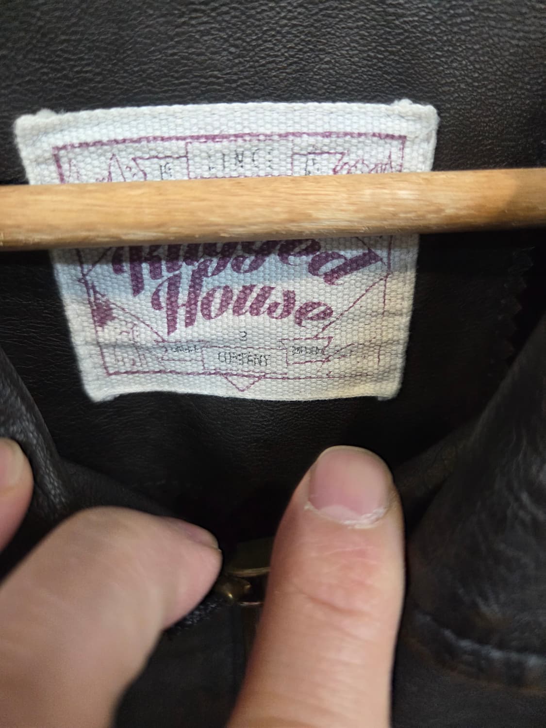 러기드하우스 빈티지워싱 투웨이 레더 자켓 xxl 상품이미지4